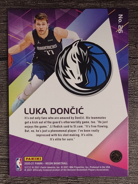2020-21 Panini Recon Holo Pink #26 Luka Doncic