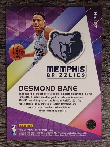 2020-21 Panini Recon Holo Bronze #127 Desmond Bane