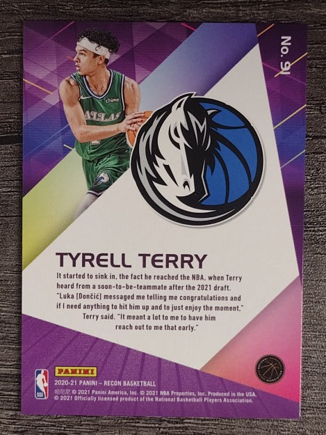 2020-21 Panini Recon Holo #91 Tyrell Terry