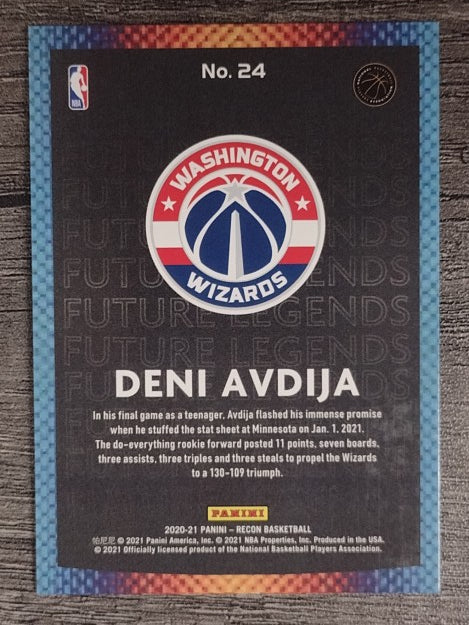 2020-21 Panini Recon Future Legends #24 Deni Avdija