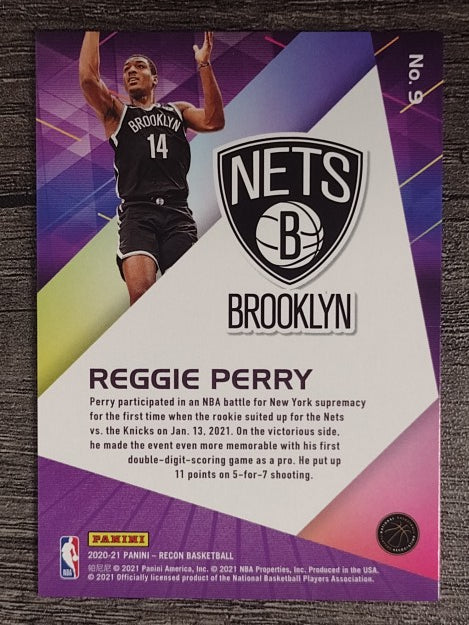 2020-21 Panini Recon #9 Reggie Perry RC