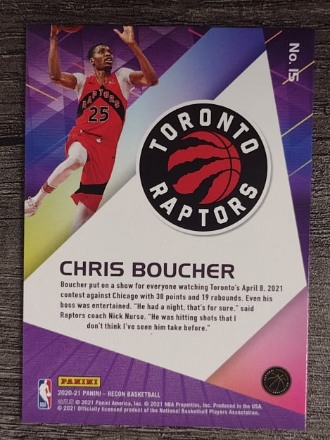 2020-21 Panini Recon #15 Chris Boucher RC