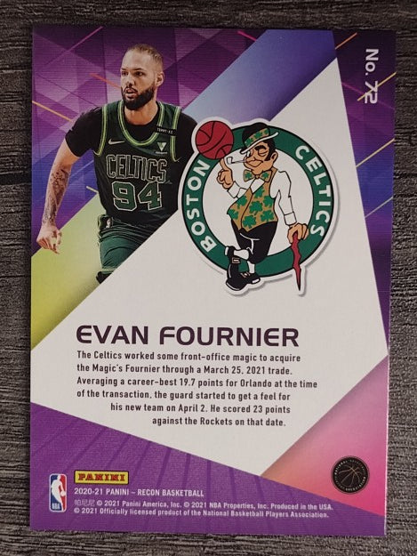 2020-21 Panini Recon #72 Evan Fournier