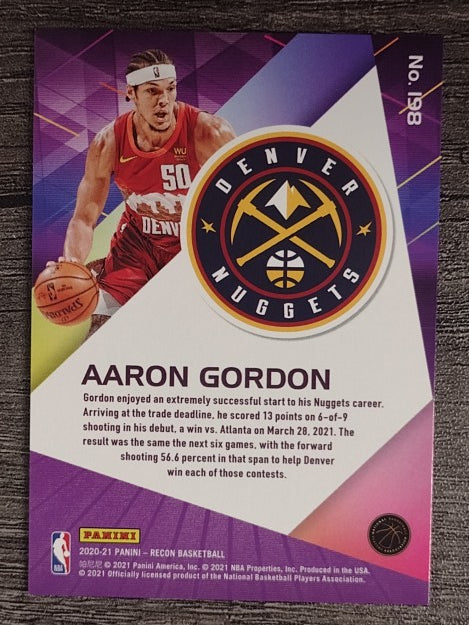 2020-21 Panini Recon #198 Aaron Gordon