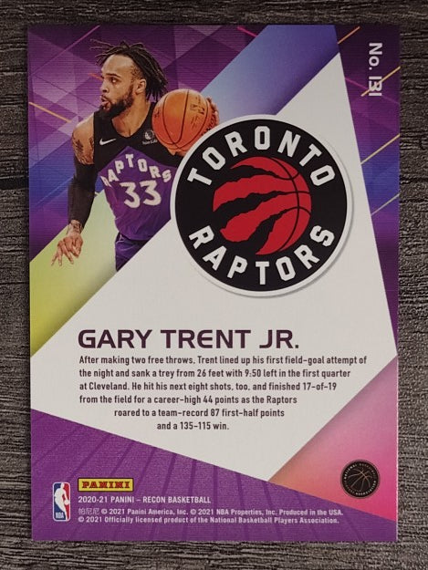 2020-21 Panini Recon #131 Gary Trent Jr.