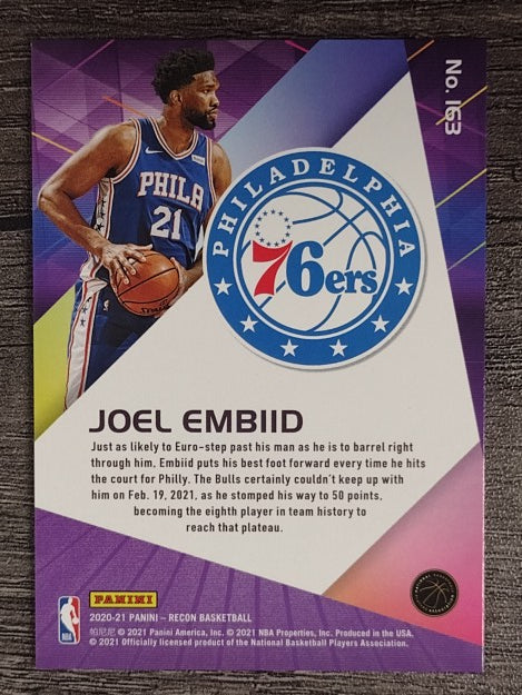 2020-21 Panini Recon #163 Joel Embiid