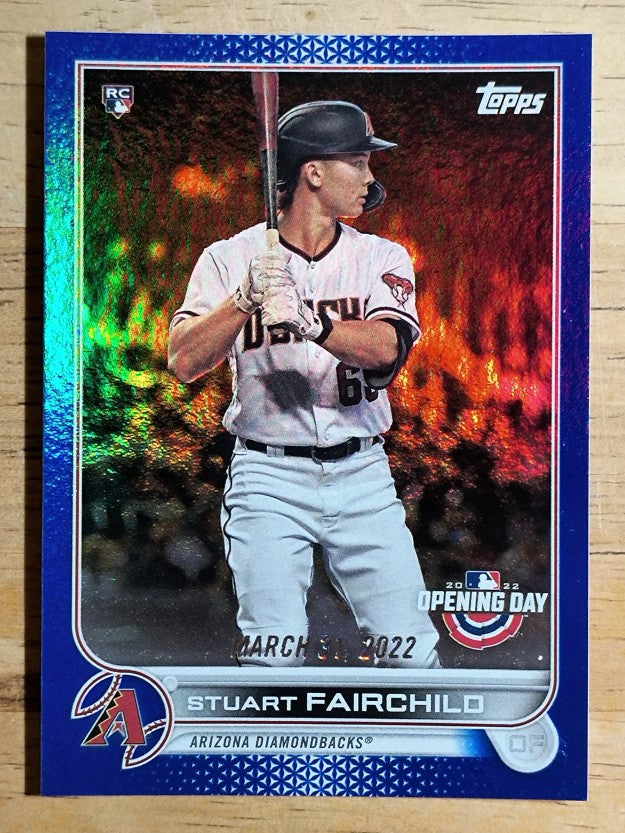2022 Topps Opening Day Blue Foil #125 Stuart Fairchild