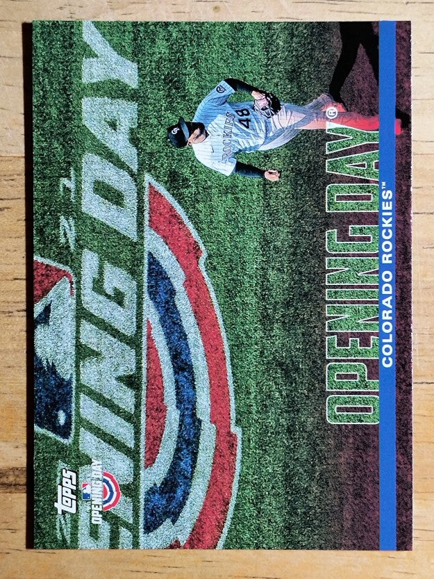 2022 Topps Opening Day Opening Day #OD6 Colorado Rockies