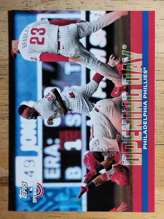2022 Topps Opening Day Opening Day #OD5 Philadelphia Phillies