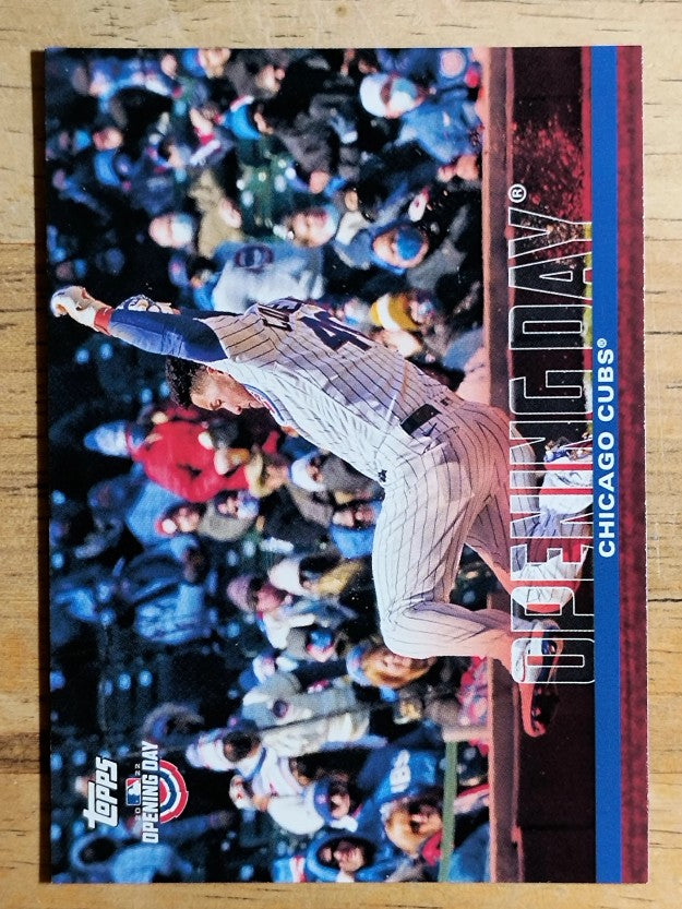 2022 Topps Opening Day Opening Day #OD4 Chicago Cubs