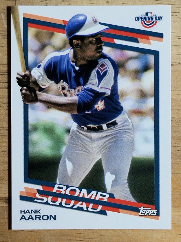 2022 Topps Opening Day Bomb Squad #BS1 Hank Aaron