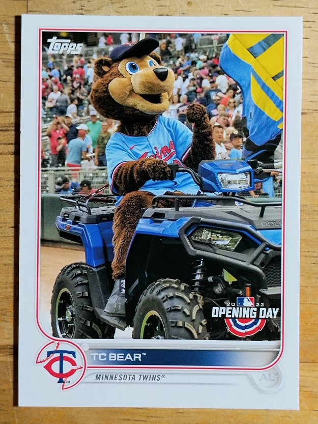 2022 Topps Opening Day Mascots #M13 TC Bear