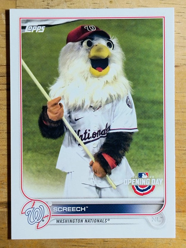 2022 Topps Opening Day Mascots #M24 Screech