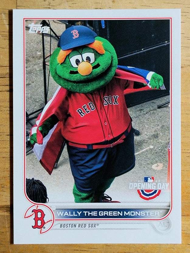 2022 Topps Opening Day Mascots #M2 Wally the Green Monster