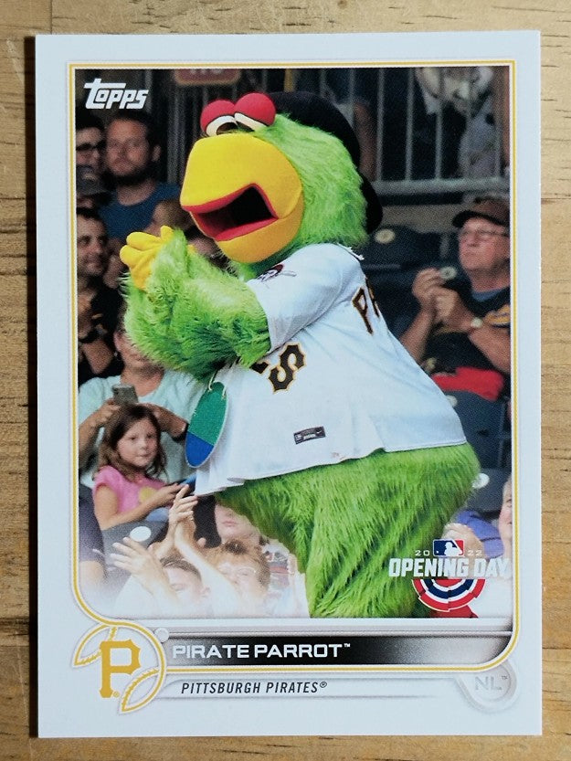 2022 Topps Opening Day Mascots #M17 Pirate Parrot