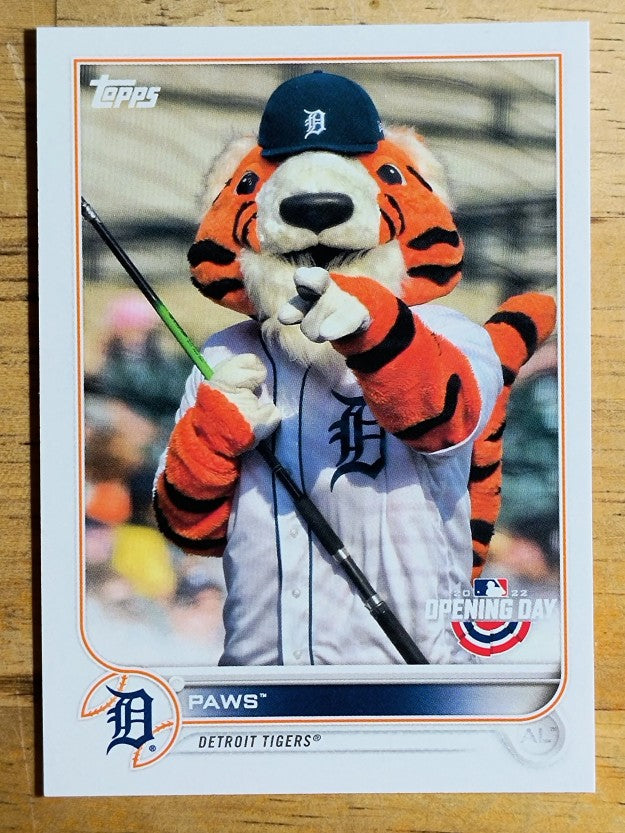 2022 Topps Opening Day Mascots #M8 Paws
