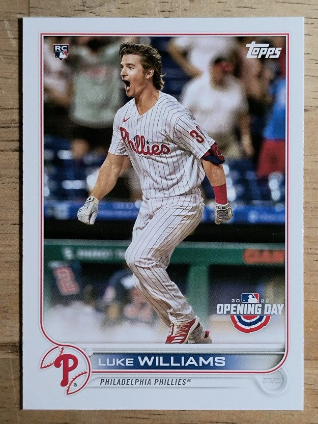 2022 Topps Opening Day #137 Luke Williams RC