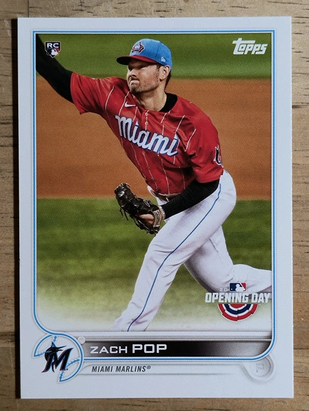 2022 Topps Opening Day #204 Zach Pop RC