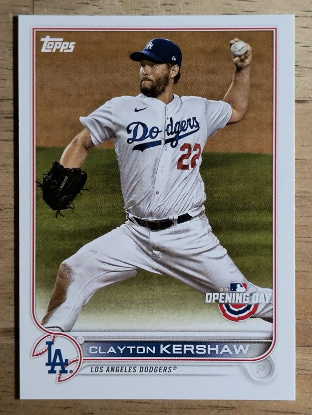 2022 Topps Opening Day #15 Clayton Kershaw