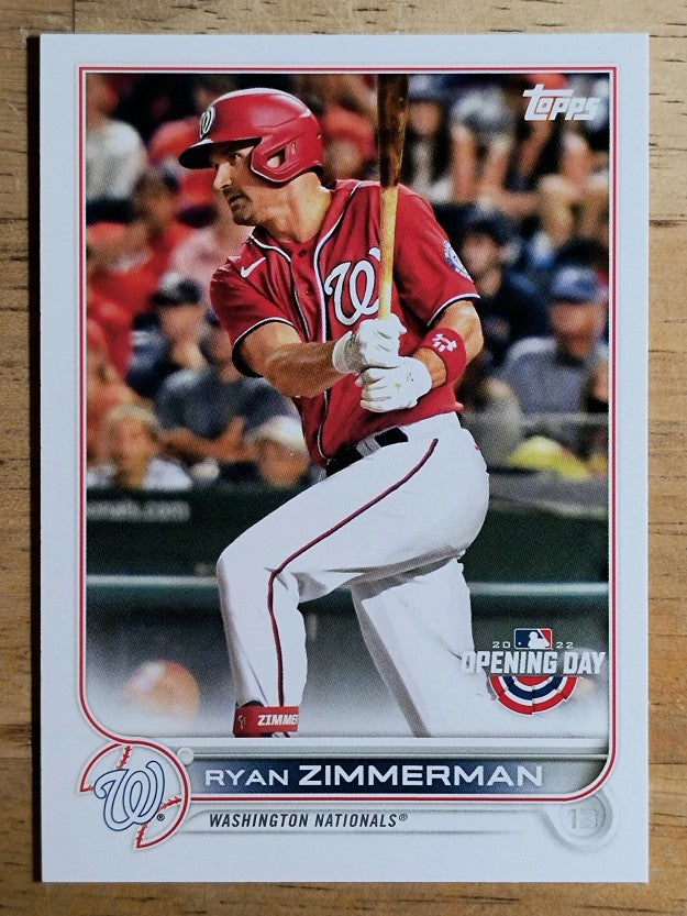 2022 Topps Opening Day #34 Ryan Zimmerman