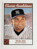 2001 Topps Heritage Classic Renditions #CR9 Derek Jeter