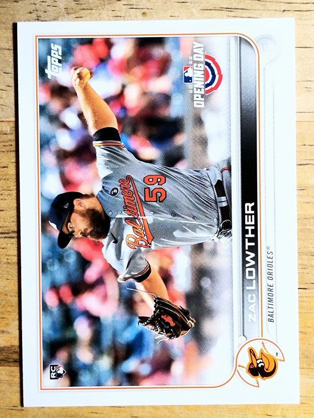 2022 Topps Opening Day #63 Zac Lowther RC