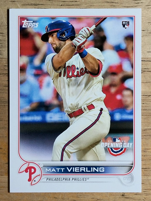2022 Topps Opening Day #56 Matt Vierling RC