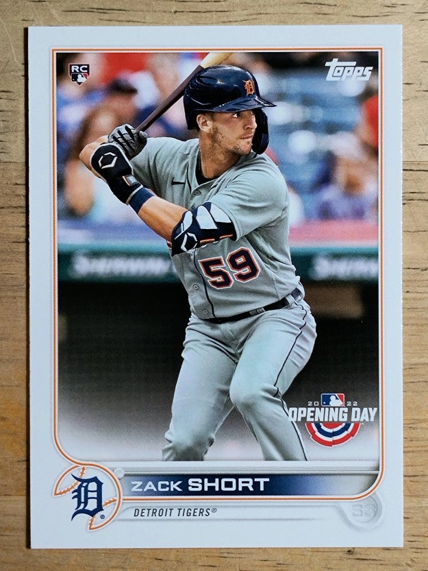 2022 Topps Opening Day #133 Zack Short RC