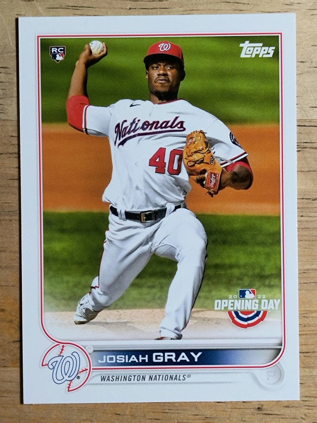 2022 Topps Opening Day #89 Josiah Gray RC