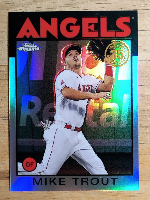 2021 Topps Chrome '86 Topps #86BC2 Mike Trout