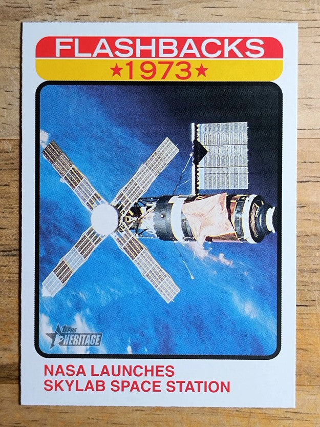 2022 Topps Heritage News Flashbacks #NF12 Nasa Launches Skylab Space Station