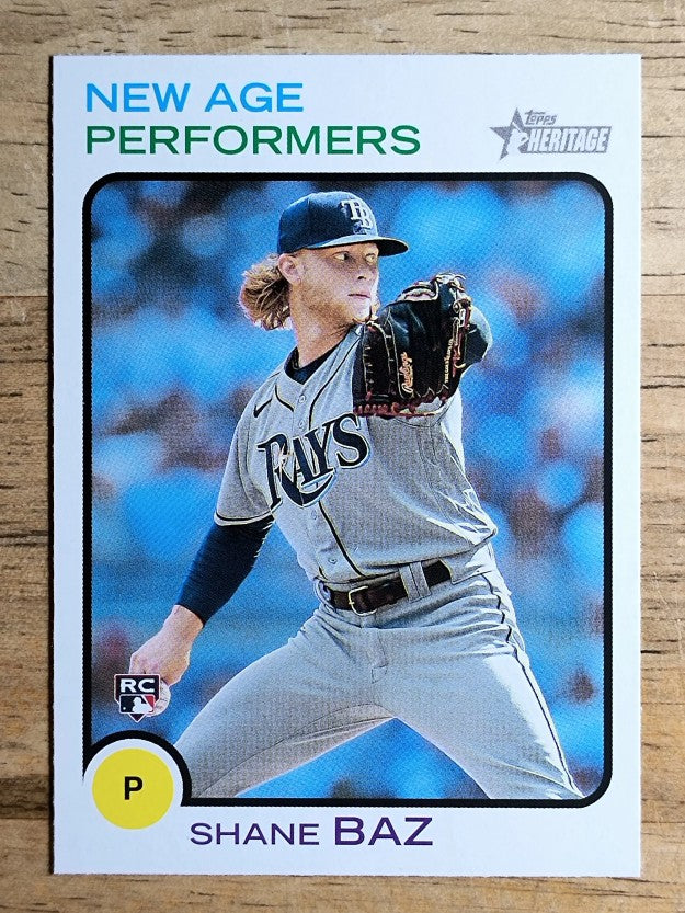 2022 Topps Heritage New Age Performers #NAP19 Shane Baz