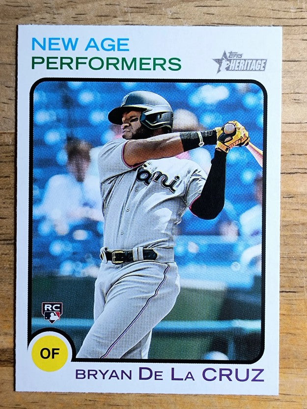 2022 Topps Heritage New Age Performers #NAP14 Bryan De La Cruz