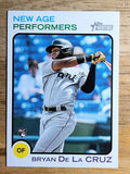 2022 Topps Heritage New Age Performers #NAP14 Bryan De La Cruz