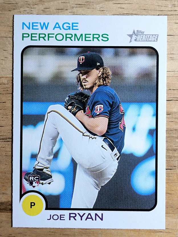 2022 Topps Heritage New Age Performers #NAP18 Joe Ryan