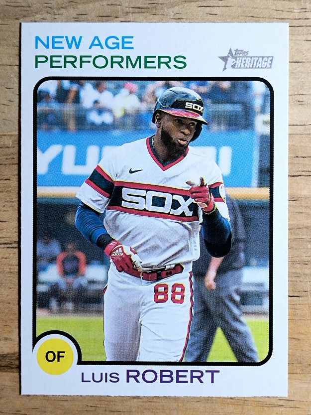 2022 Topps Heritage New Age Performers #NAP11 Luis Robert