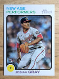 2022 Topps Heritage New Age Performers #NAP22 Josiah Gray