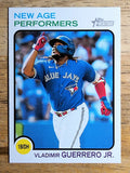 2022 Topps Heritage New Age Performers #NAP3 Vladimir Guerrero Jr.