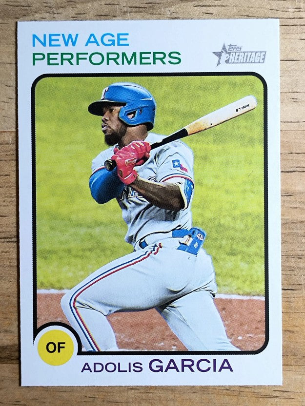 2022 Topps Heritage New Age Performers #NAP17 Adolis Garcia