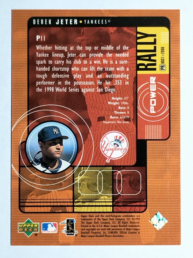 2000 Upper Deck Power Rally #P11 Derek Jeter