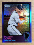 2022 Topps Heritage Chrome Purple Refractors #226 Brandon Lowe