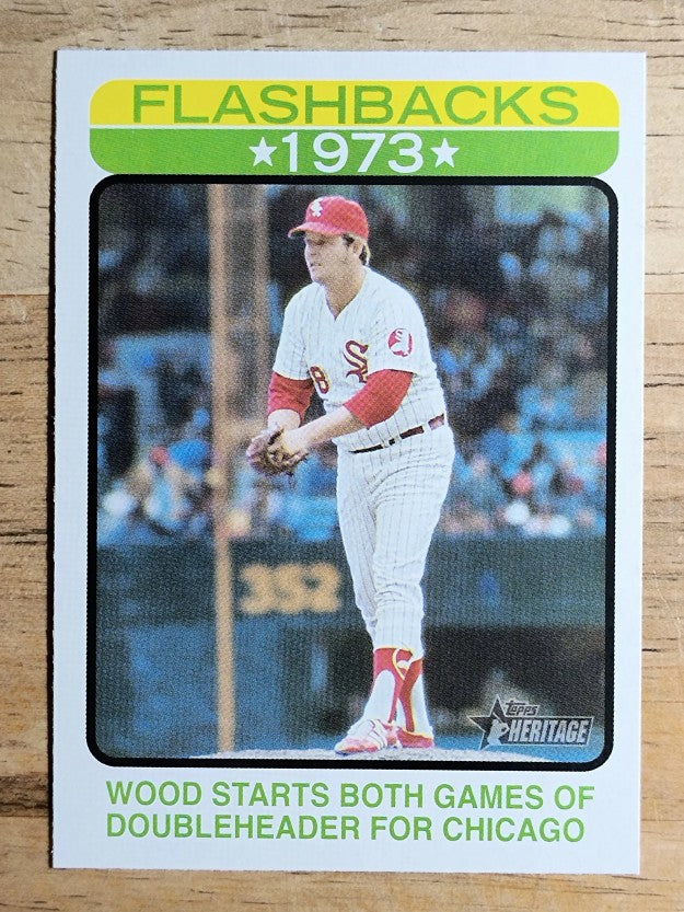 2022 Topps Heritage Baseball Flashbacks #BF13 Wilbur Wood
