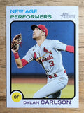 2022 Topps Heritage New Age Performers #NAP15 Dylan Carlson