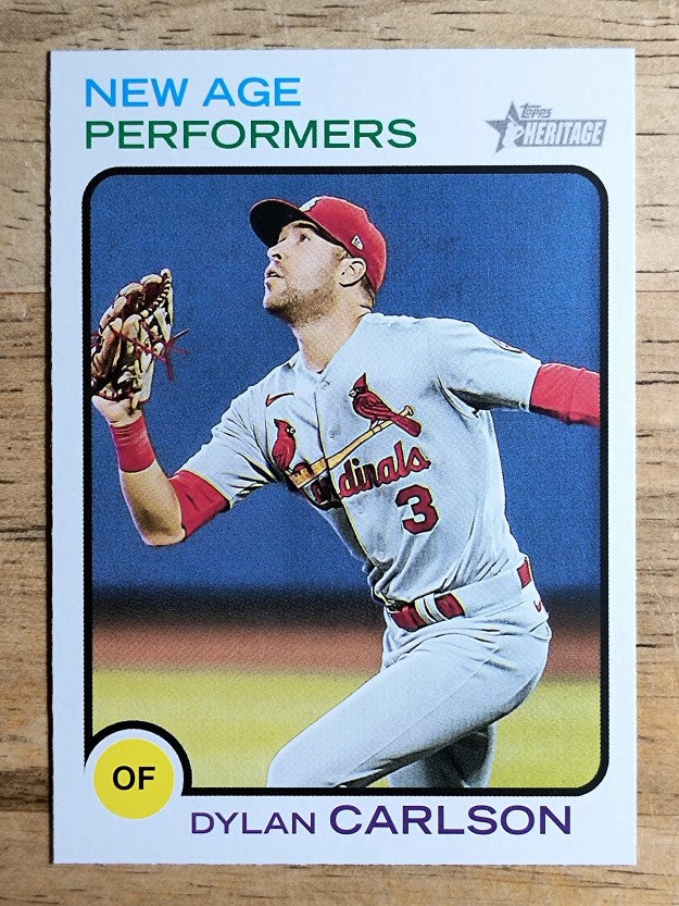 2022 Topps Heritage New Age Performers #NAP15 Dylan Carlson