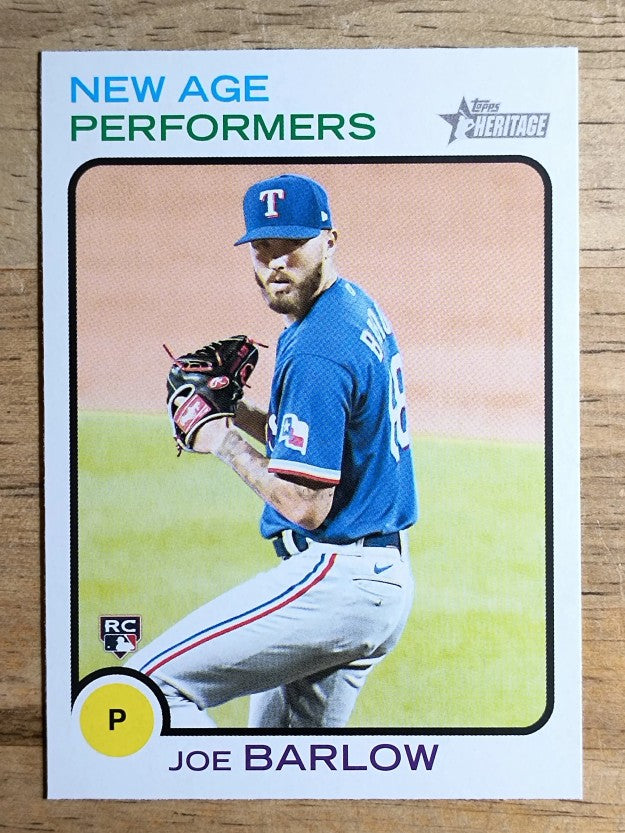 2022 Topps Heritage New Age Performers #NAP24 Joe Barlow