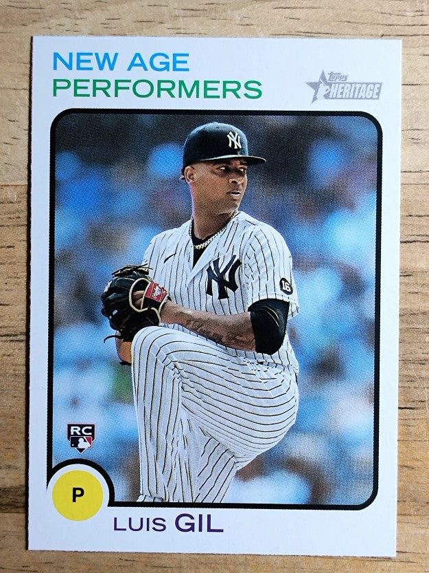 2022 Topps Heritage New Age Performers #NAP21 Luis Gil