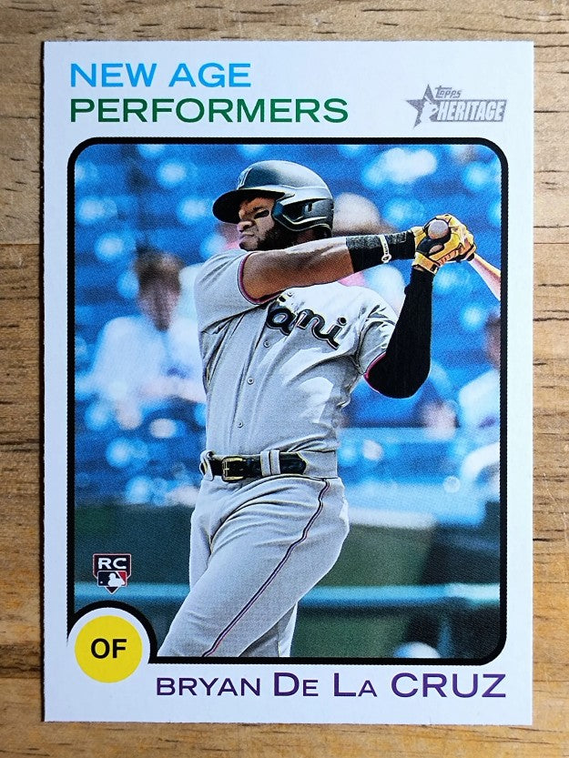2022 Topps Heritage New Age Performers #NAP14 Bryan De La Cruz