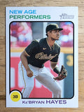 2022 Topps Heritage New Age Performers #NAP10 Ke'Bryan Hayes