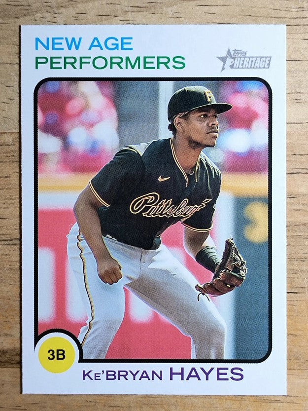 2022 Topps Heritage New Age Performers #NAP10 Ke'Bryan Hayes