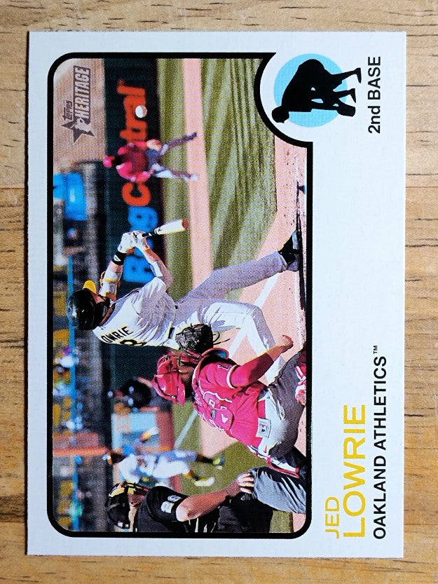 2022 Topps Heritage #8 Jed Lowrie